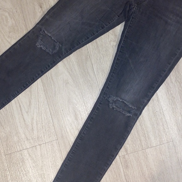 AG Adriano Goldschmied Legging Super Skinny Ankle Distressed Jeans 29R - Picture 4 of 7